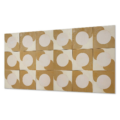 Falvédő falburkoló panel Geometriai körök és ívek