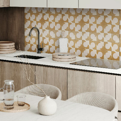 Falvédő falburkoló panel Geometriai körök és ívek