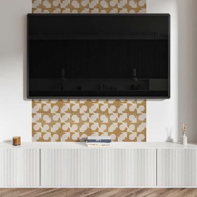 Falvédő falburkoló panel Geometriai körök és ívek