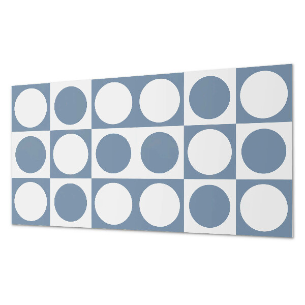 Pvc falpanel Geometriai körök egy rácsban