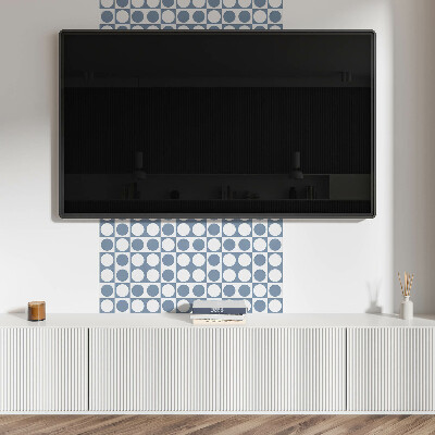 Pvc falpanel Geometriai körök egy rácsban