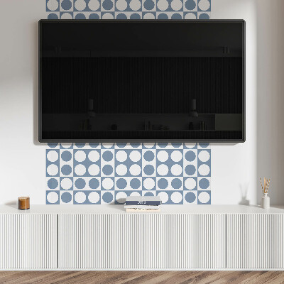 Pvc falpanel Geometriai körök egy rácsban