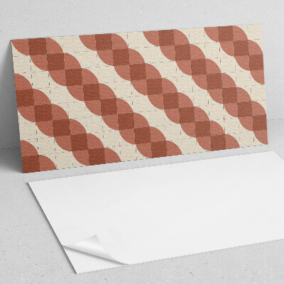 Dekorpanel falra Geometrikus hullámos minta