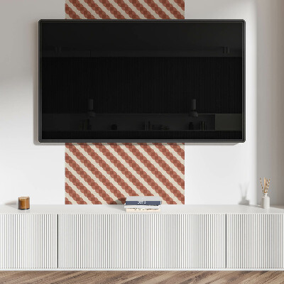 Dekorpanel falra Geometrikus hullámos minta