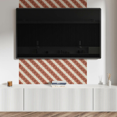 Dekorpanel falra Geometrikus hullámos minta