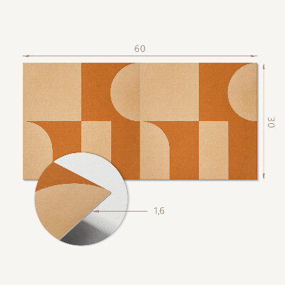 Falvédő falburkoló panel Absztrakt geometrikus minta