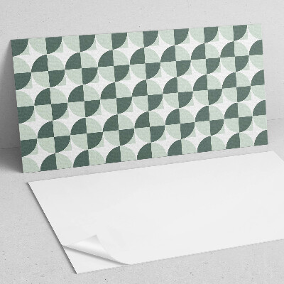 Falvédő falburkoló panel Körök és négyzetek geometriája