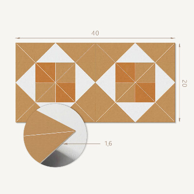 Pvc falpanel Geometria árnyalatokban