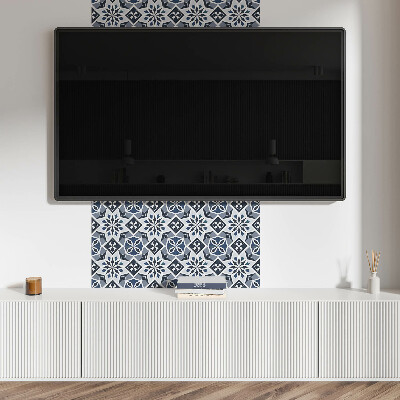 Dekorpanel falra Geometrikus virágmintás
