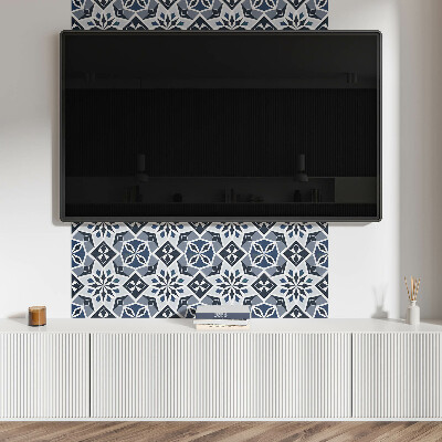 Dekorpanel falra Geometrikus virágmintás