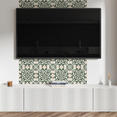 Pvc falpanel Virágmintás levelekkel