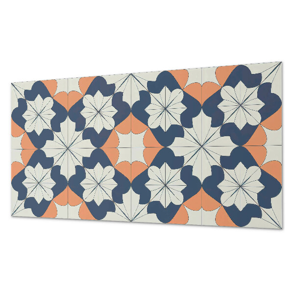 Dekorpanel falra Geometrikus virágmintás