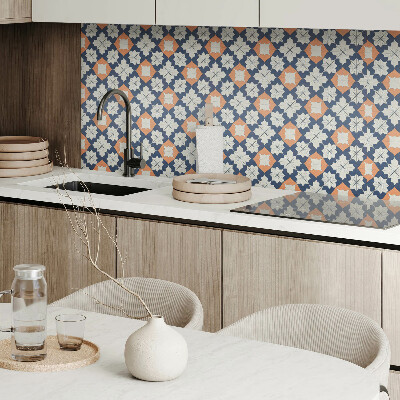 Dekorpanel falra Geometrikus virágmintás