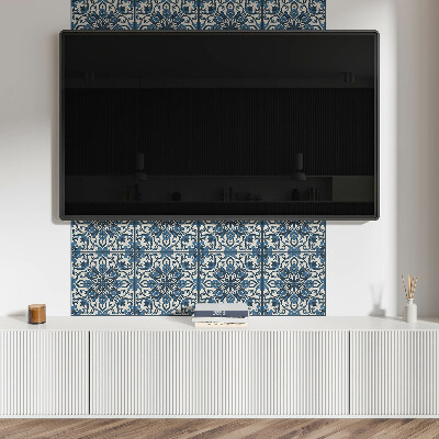 Pvc falpanel Virágmintás levelekkel