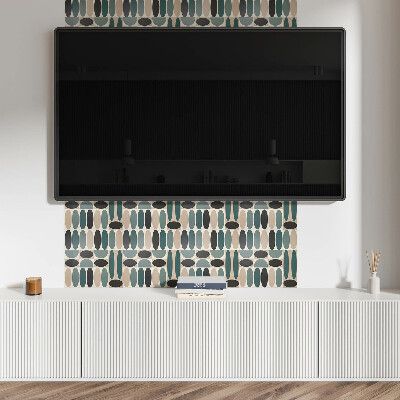 Pvc falpanel Ovális formák mintája