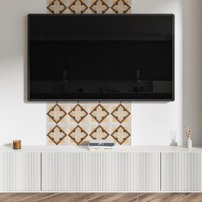 Pvc falpanel Geometriai minta egy négyzetben