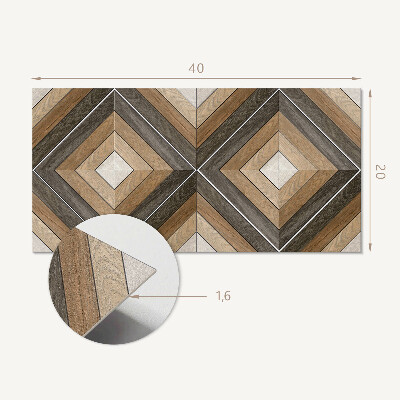 Pvc falpanel Geometrikus gyémánt minta
