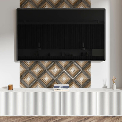Pvc falpanel Geometrikus gyémánt minta