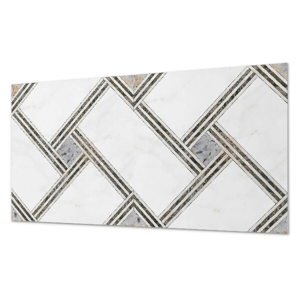 Dekorpanel falra Geometriai minta vonalakkal