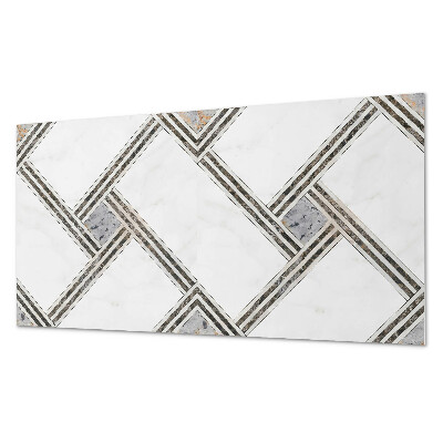 Dekorpanel falra Geometriai minta vonalakkal