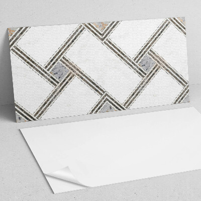 Dekorpanel falra Geometriai minta vonalakkal