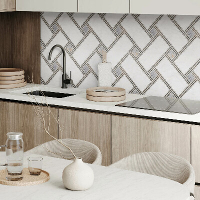 Dekorpanel falra Geometriai minta vonalakkal