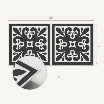 Pvc falpanel Minta elegáns motívumokkal