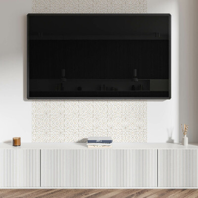 Pvc falpanel Geometrikus virágmintás