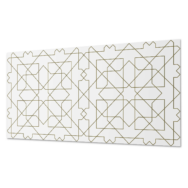 Falvédő falburkoló panel Geometriai vonal minta