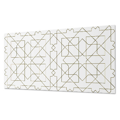 Falvédő falburkoló panel Geometriai vonal minta