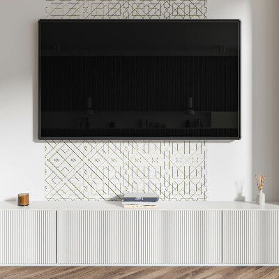 Falvédő falburkoló panel Geometriai vonal minta