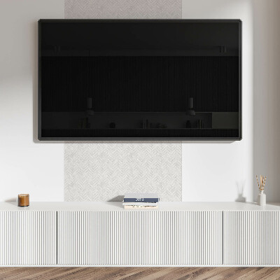 Dekorpanel falra 3D halszálkás minta