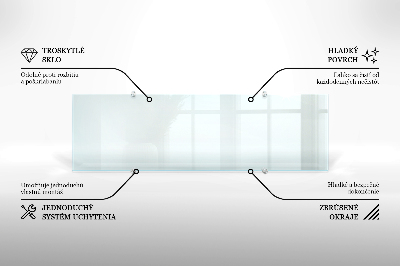 Átlátszó konyhai hátfal panel