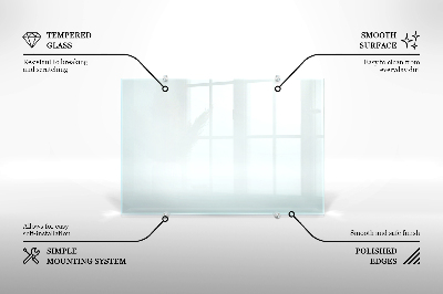 Átlátszó konyhai hátfal panel