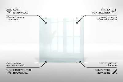 Átlátszó konyhai hátfal panel