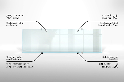 Átlátszó konyhai hátfal panel