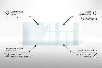 Átlátszó konyhai hátfal panel