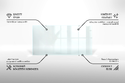 Átlátszó konyhai hátfal panel