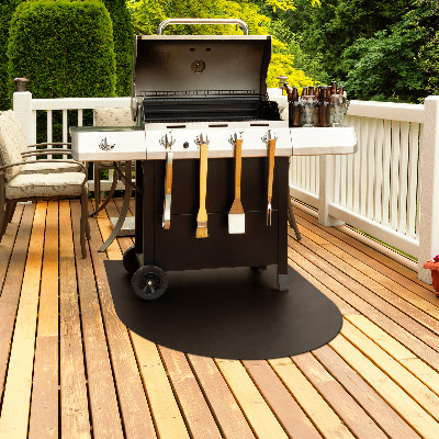 Félgömbölyű grill védőalátét 80x70 cm