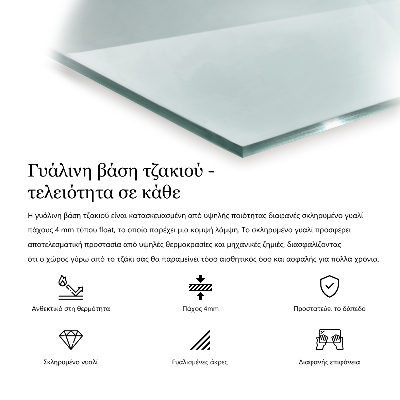 Hatszögletű kandalló alátét átlátszó