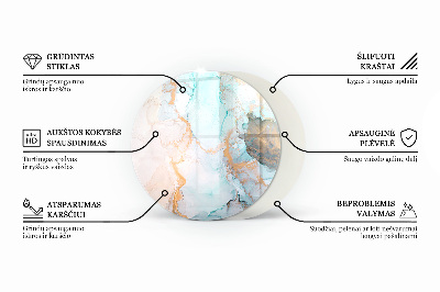 Kör alakú kandalló alátét Geometria három dimenzióban