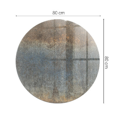 Kör alakú kandalló alátét Változatos textúrájú absztrakt minta