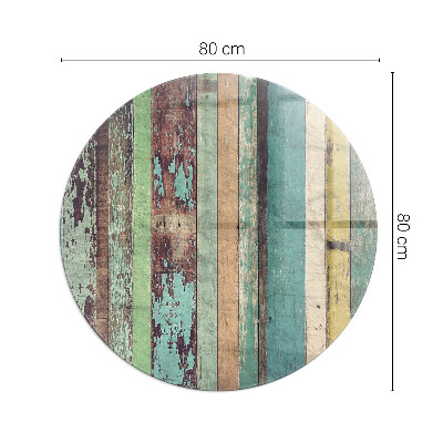 Kör alakú kandalló alátét üveg Tábla színek különböző tónusokban