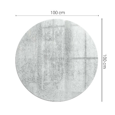 Kör alakú kandalló alátét Nyersbeton szerkezet