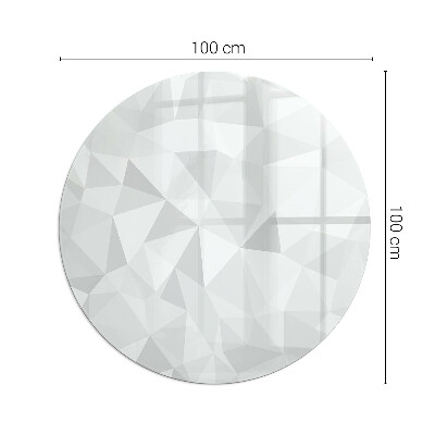 Kör alakú kandalló alátét Geometriai absztrakció alakzatokban