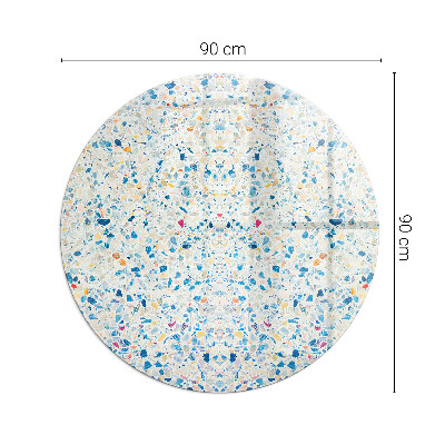 Kör alakú kandalló alátét Absztrakt textúra motívum