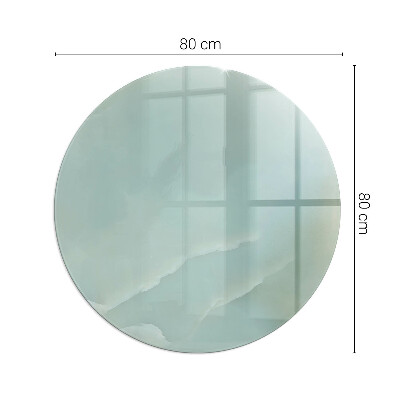 Kör alakú kandalló alátét Márvány motívum finom tónusokkal