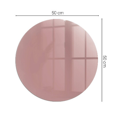 Kör alakú kandalló alátét üveg Szín Pink