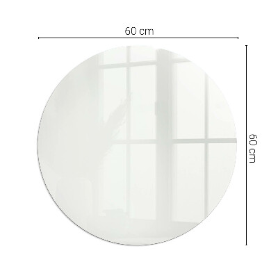 Kör alakú kandalló alátét üveg Szín Ivory