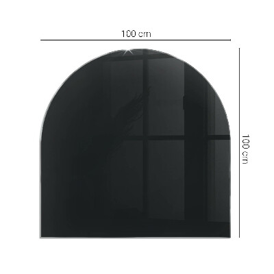 Kandalló üveg alátét Szín Sötét Grafit